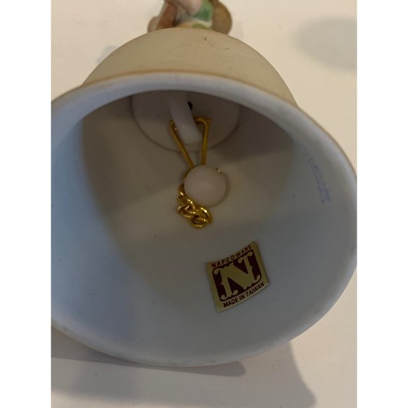 Vintage Napcoware Girl Guitar Bell - Taiwan - 5” - Hand Decorated - Picture 5 of 5